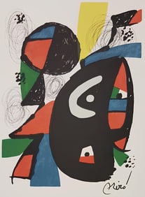 Joan Miro, Composition (Mourlot 1212-1225; Cramer 248), La melodie acide, Limited Edition Lithograph