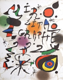 Joan Miro, Composition, (Cramer 230; Mourlot 1112), Joan Miro Lithographs, Limited Edition