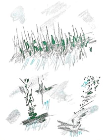 Andre Masson, Composition, Poemes insoumis, Limited Edition Lithograph