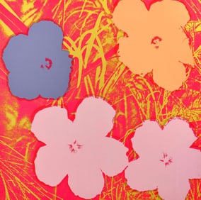 Andy Warhol, Flowers, no69, Official Edition, Sunday B. Morning, Silkscreen