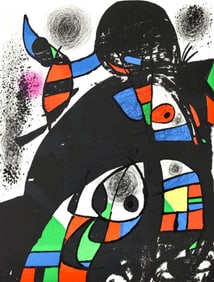 Joan Miro, Composition (Cramer 202; Mourlot 1080), San Lazzaro et ses Amis, XXe siecle, Limited