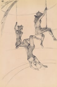 Henri de Toulouse-Lautrec, Le trapeze volant, The Circus by Toulouse-Lautrec, Limited Edition
