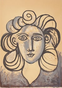 Pablo Picasso, Composition (Cramer 67; Bloch 748; Mourlot 245; Bloch, Books 66), La Guerre et la