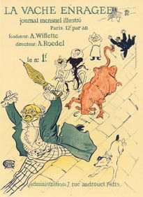 Henri de Toulouse-Lautrec, La Vache Enragee, Les Affiches De Toulouse-Lautrec, Limited Edition