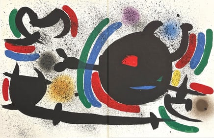 Joan Miro, Composition, (Cramer 160; Mourlot 866), Joan Miro Lithographs, Limited Edition Lithograph