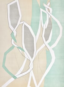 Andre Beaudin, Composition en vert, Regards sur Paris, Limited Edition Lithograph