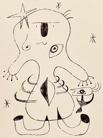 Joan Miro, Composition, The Prints of Joan Miro, Limited Edition Etching