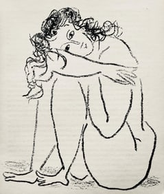 Andre Marchand, Composition, pierre a feu provence noire, Limited Edition Lithograph