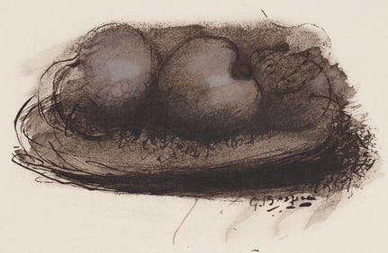 Georges Braque, Composition, Braque Espaces, 13 Dessins, Lavis, Aquarelles, Limited Edition