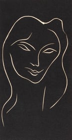Henri Matisse, Tete de Femme (Duthuit 21), Le Poeme pulverise, Limited Edition Linocut