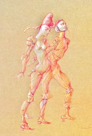 Leonor Fini, Composition, Fruits de la Passion, XXe siecle, Limited Edition Heliogravure