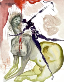 Salvador Dali, L'Enfer XII (Michler/Lopsinger 1039-1138; Field 189-200), La Divine Comedie, Limited