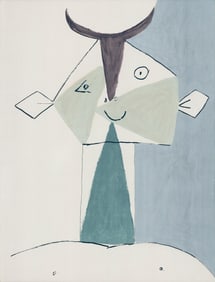 Pablo Picasso, Composition, Faunes et Flore d'Antibes, Limited Edition Lithograph