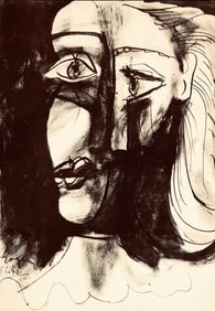 Pablo Picasso, Composition, Carnet de dessins de Picasso, Cahiers d'Art, Limited Edition Lithograph