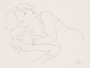 Henri Matisse, Serie F, var. 6 (Duthuit 9), Henri Matisse, Dessins, Themes et variations, Limited