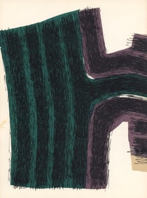 Raoul Ubac, Composition, Derriere le miroir, Limited Edition Lithograph