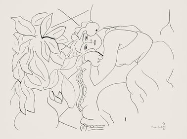 Henri Matisse, Serie C, var. 4 (Duthuit 9), Henri Matisse, Dessins, Themes et variations, Limited