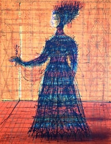 Jean Carzou, Composition, Les Peintres mes amis, Limited Edition Lithograph