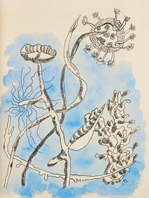 Fernand Leger, Composition (Saphire 24-38), Les Illuminations, Limited Edition Lithograph