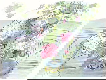 Raoul Dufy, L'opaline bleue, Vacances forcees