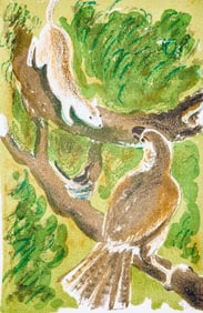 Maurice Mourlot, Composition, de Goupil a Margot, Histoires De Betes, Limited Edition Lithograph