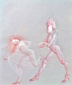 Leonor Fini, Composition, Fruits de la Passion, XXe siecle, Limited Edition Heliogravure