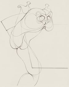 Hans Bellmer, Composition, Feuilles eparses, Limited Edition Etching