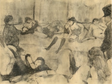 Edgar Degas, Au Salon, E. Degas Monotypes, Limited Edition Monotype