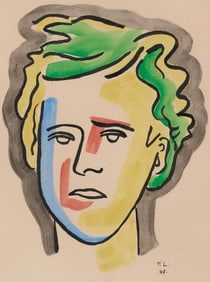 Fernand Leger, Composition (Saphire 24-38), Les Illuminations, Limited Edition Lithograph