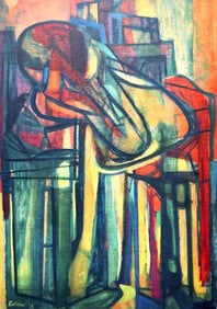 Maurice Esteve, Femme assise, Maurice Esteve, Peintres d'aujourd'hui, Limited Edition Heliogravure