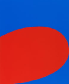 Ellsworth Kelly, Red Blue (Axsom 2), X + X, Ten Works by Ten Painters, Limited Edition Silkscreen