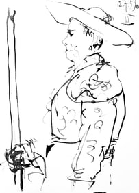 Pablo Picasso, Composition (Bloch 1276; Czwiklitzer 23), Toros y Toreros, Limited Edition Lithograph