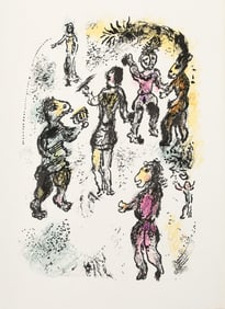 Marc Chagall, Composition (Mourlot 668-677), La Feerie et Le Royaume, Limited Edition Lithograph