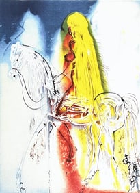 Salvador Dali, Dame Godiva, Fac-simile Signed, Limited Edition Offset Lithograph