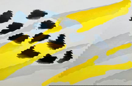 Pierre Tal-Coat, Composition, Derriere le miroir, Limited Edition Lithograph