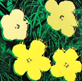 Andy Warhol, Flowers, no72, Official Edition, Sunday B. Morning, Silkscreen