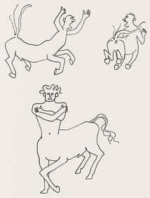 Alexander Calder, Composition, A Bestiary, Limited Edition Letterpress Print