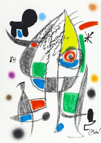 Joan Miro, Composition (Mourlot, 1051-1072), Maravillas con Variaciones acrosticas en el Jardin de