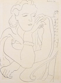 Henri Matisse, Mademoiselle M.B., Portraits par Henri Matisse, Limited Edition Heliogravure