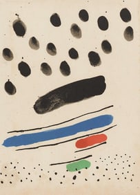 Joan Miro, Composition (Mourlot 872-881; Cramer 164), El tapis de Tarragona, Limited Edition