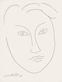 Henri Matisse, Masque de jeune garcon (Duthuit No 268), Alternance, Limited Edition Etching