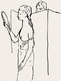 Pablo Picasso, Composition (Hodorisch B2), Le manuscrit trouve dans un chapeau, Limited Edition