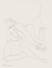 Henri Matisse, Serie E, var. 7 (Duthuit 9), Henri Matisse, Dessins, Themes et variations, Limited