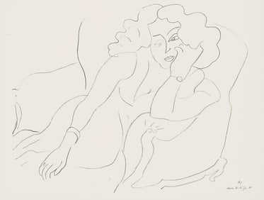 Henri Matisse, Serie B, var. 7 (Duthuit 9), Henri Matisse, Dessins, Themes et variations, Limited