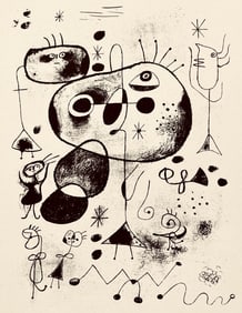 Joan Miro, Composition, The Prints of Joan Miro, Limited Edition Etching