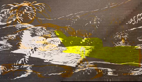 Paul Gauguin, The Long Night (Te Po), Gauguin, Limited Edition Woodcut