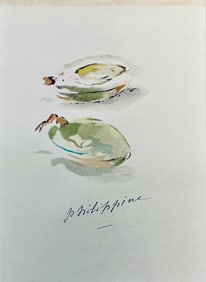 Edouard Manet, Composition, Edouard Manet, Letters with Aquarelles, Limited Edition Lithograph