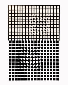 Victor Vasarely, Composition, Corpusculaires, Limited Edition Heliogravure