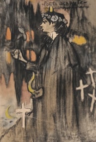 Pablo Picasso, Composition, Les Bleus de Barcelone, Limited Edition Lithograph