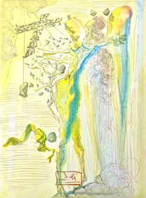 Salvador Dali, Paradies XII (Michler/Lopsinger 1039-1138; Field 189-200), Die Gottliche Komodie,